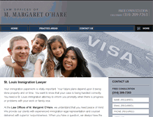 Tablet Screenshot of immigrationlawstlouis.com